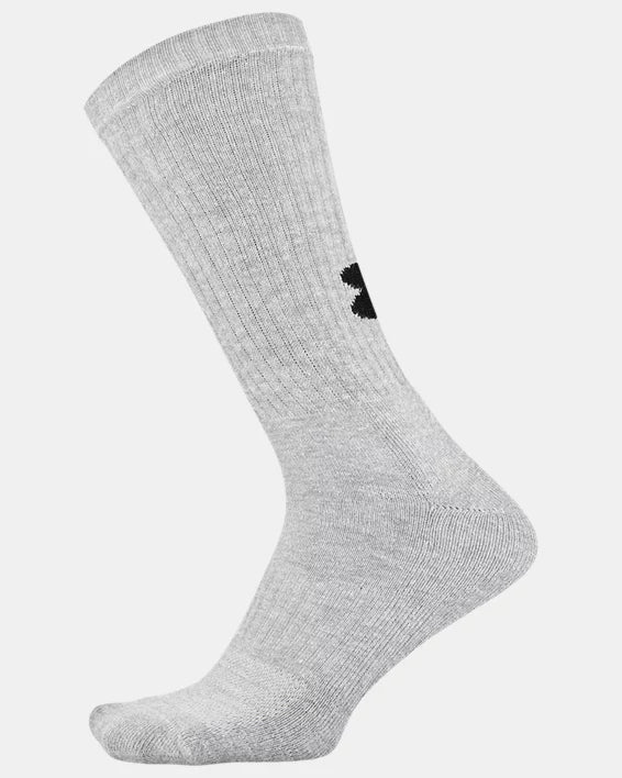 Under Armour Kids' UA Training Cotton Crew 6-Pack Socks 1346790 - Clothing & Accessories